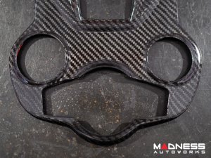  Alfa Romeo Giulia Shift Gate & Stereo Control Trim - Carbon Fiber - Pre '20 - Feroce Carbon